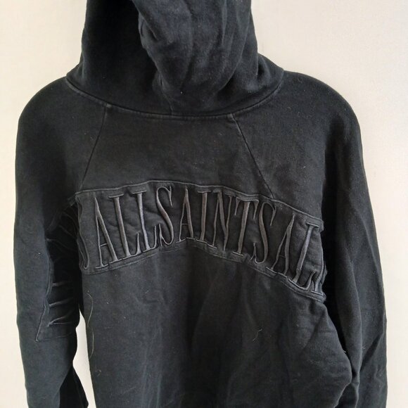 All Saints Embroidered Sweatshirt Hoodie - Picture 5 of 12
